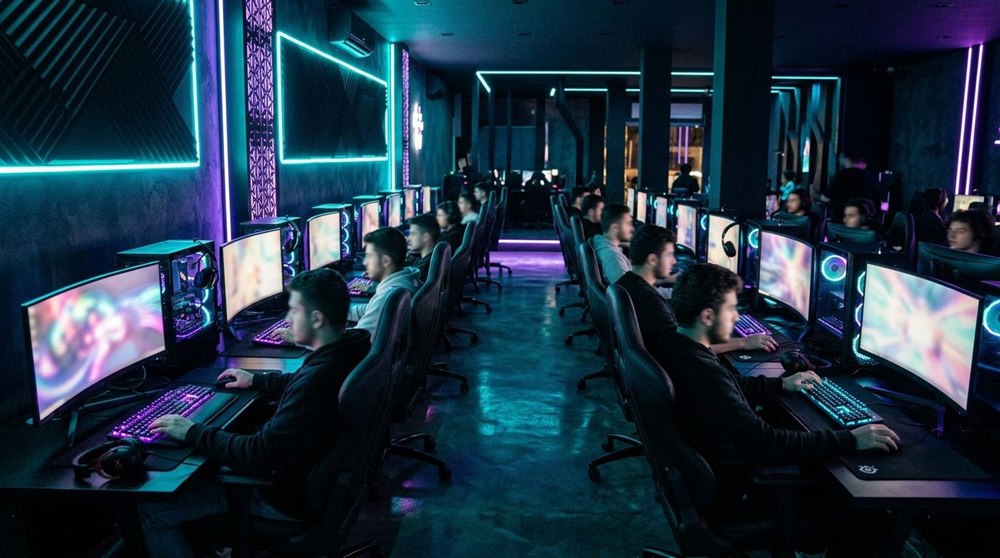 Gaming lounge template